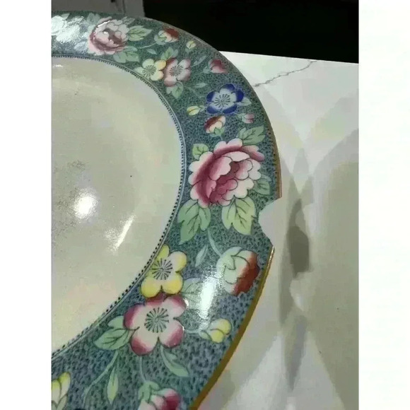 Nantucket By j&G Meakin Dinner Plates (set 6) 2 Have Chips 1 Has Been Glued Back - Picture 4 of 16